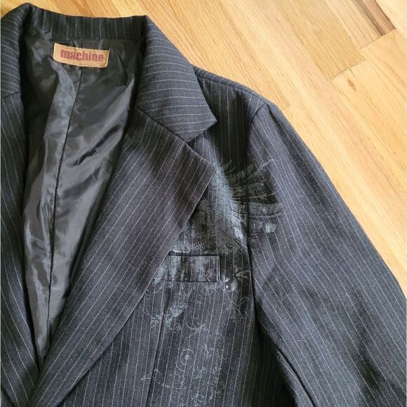 Machine Men’s Design Striped Blazer Large - Picture 9 of 12